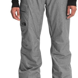 The North Face Freedom Snow Pants Women's Medium Gray Insulated Wide Leg JZZ274