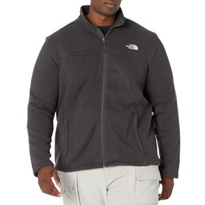 The North Face Tsillan Jacket Men's Large Dark Gray Mock Neck Full Zip JZZ276