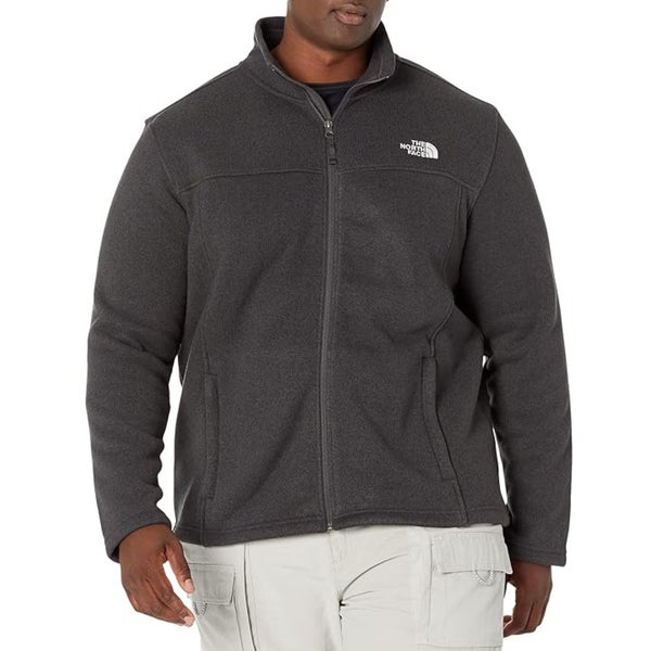 The North Face Tsillan Jacket Men's Large Dark Gray Mock Neck Full Zip JZZ276