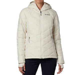 Columbia Heavenly Jacket Women's 2XL Chalk White Water-Resistant Hooded JZZ502