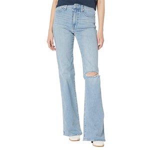 Madewell Tall 11 Jeans Womens 27 Blue Stretch High-Rise Flare Leg Zip-Fly JZZ321