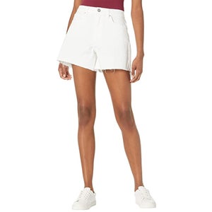 Hudson Jeans Devon Cut-Off Shorts Women's 24 White Raw Hem High Rise JZZ332