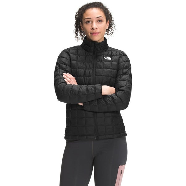 The North Face ThermoBall Eco Jacket Womens XL Black Long Sleeve Full Zip JZZ310