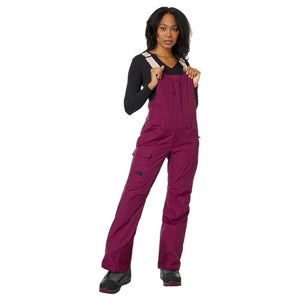 The North Face Freedom Snow Bib Women's Medium Boysenberry Insulated JZZ269