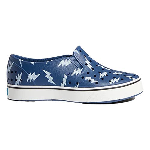 Native Shoes Miles Print Sneakers Toddler US 4 Blue Slip On Casual Shoes JZZ238
