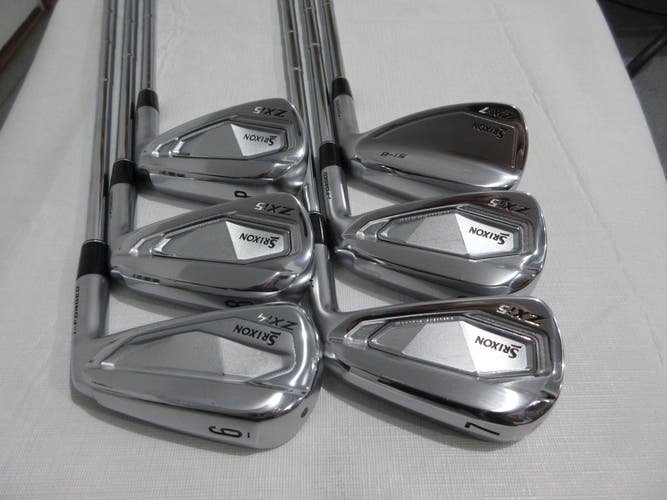 Srixon ZXi4 ZXi5 ZXi7 Combo Iron Set - 6-PW, AW - DG Mid S300 Stiff Steel - MINT