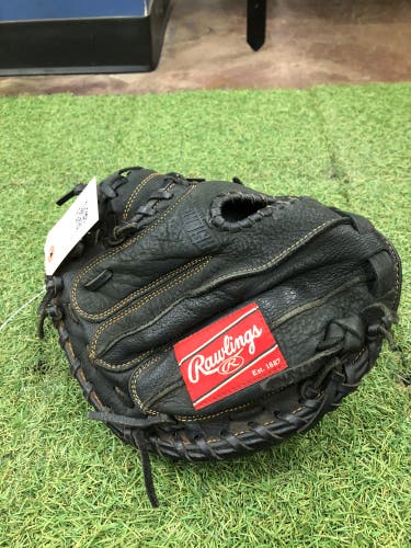 Black Rawlings Renegade RH Catcher's Baseball Glove 32.5" (Used)