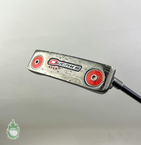 Used Right Handed Black Odyssey Works Blade 35" Putter Black Steel Golf Club