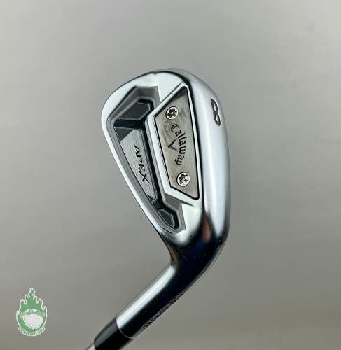 Used Right Handed APEX TCB Forged 8 Iron Steelfiber Stiff Graphite Golf Club