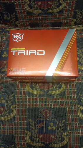 Wilson Staff 2024 Yellow TRIAD Golf Balls