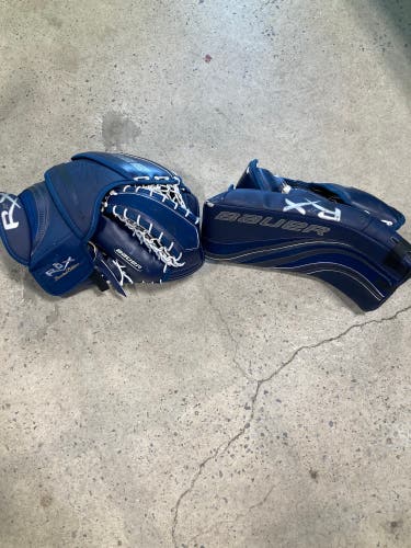 Senior Bauer Limited Edition R8X Goalie Glove & Blocker