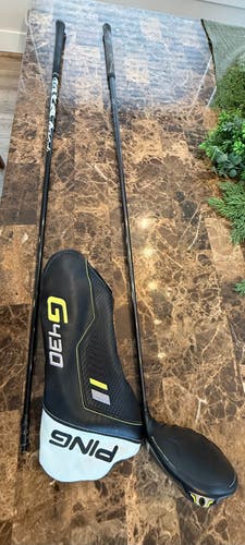 Ping G430 MAX 10K Driver 10.5 PING TOUR 2.0 Black 75 Shaft X-Stiff - Plus Mitsubishi Kali X60 Shaft