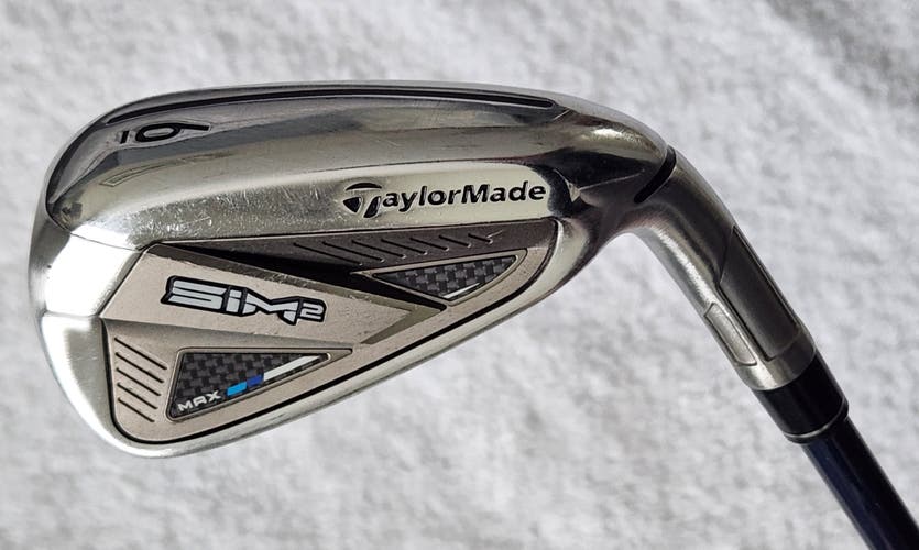 Men's TaylorMade SIM2 MAX Single 6 Iron RH; Graphite Shaft
