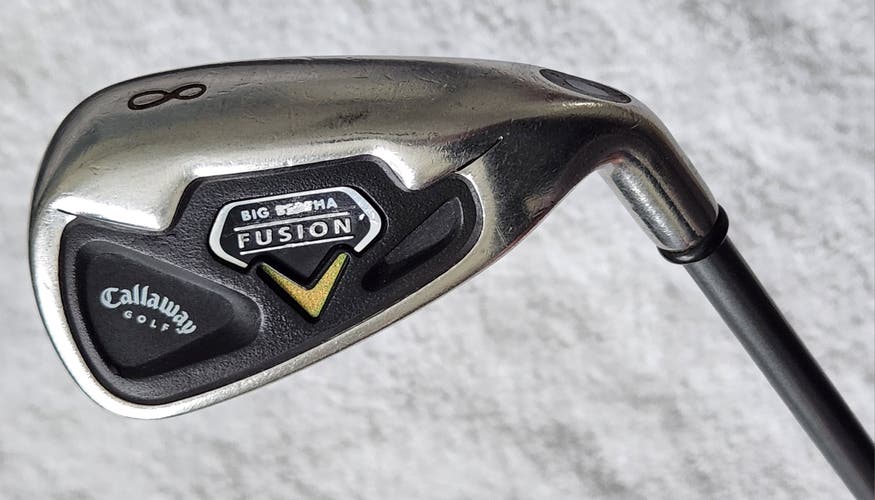 Men's Callaway Big Bertha Fusion Single 8 Iron RH; Graphite Shaft