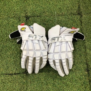 Towson University STX Surgeon RZR2 Lacrosse Gloves Large (Used)