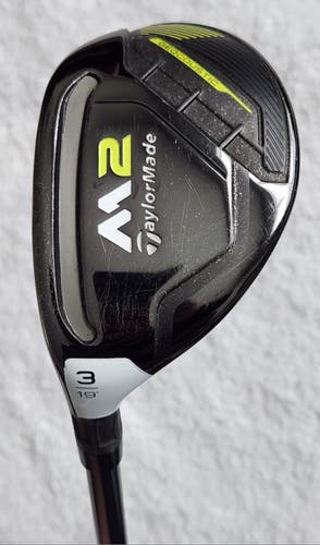 Men's Taylormade M2 3 Hybrid 19° LH; Graphite Shaft