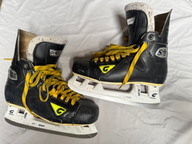 Graf Supra 705 Hockey Skates Wide Width 9 (Used)