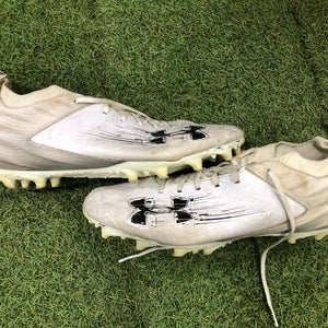 Men's 12.5 Under Armour Blur 2 Smoke Lacrosse Cleats (Used)