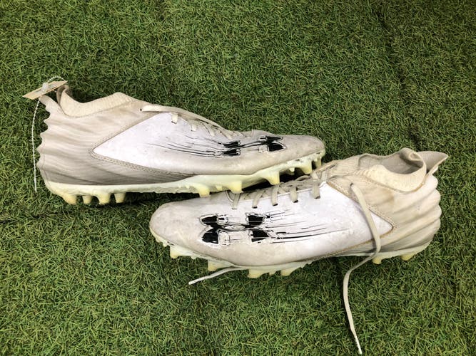 Men's 12.5 Under Armour Blur 2 Smoke Lacrosse Cleats (Used)