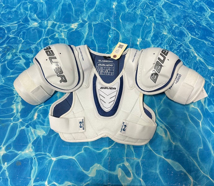 Large Junior Bauer Nexus 4000 Shoulder Pads (New)