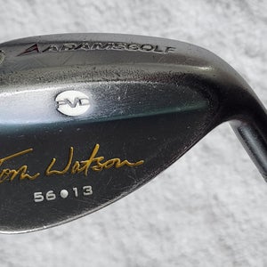 Adams Tom Watson PVD Sand (S) Wedge 56°-13 Bounce; Steel Shaft