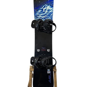 159cm Lib Tech Emma P Snowboard W/ Burton Bindings