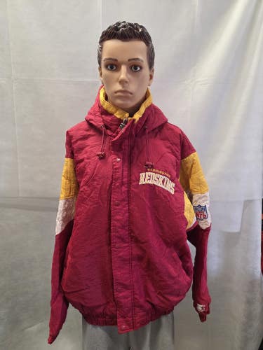 Vintage Washington Redskins Starter Full Zip Hooded Jacket XL NFL