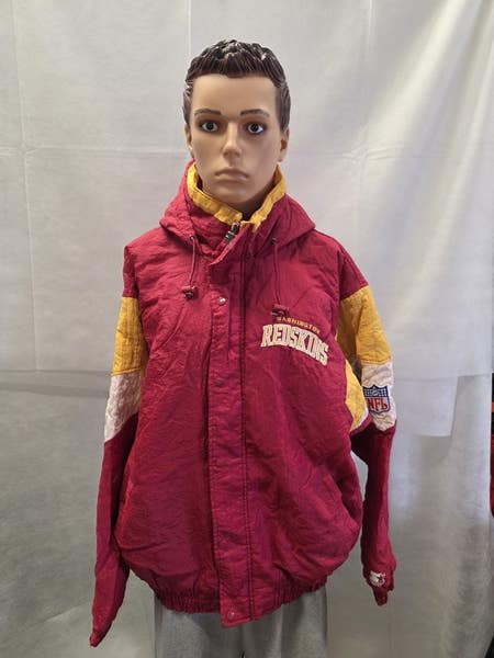 スターター NFL REDSKINS ジャケット Vintage Washington Redskins Starter Full Zip Hooded Jacket XL NFL