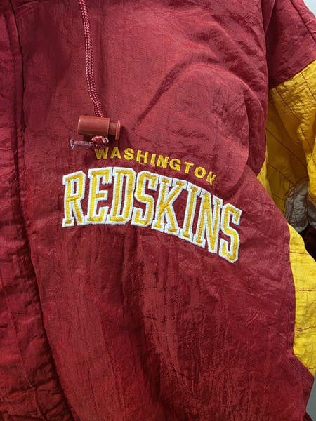 Vintage Washington Redskins Starter Full Zip Hooded Jacket XL NFL