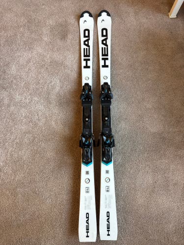 Unisex 2024 HEAD WC Rebels 156 cm Racing Skis With Bindings Max Din 14 (Used)