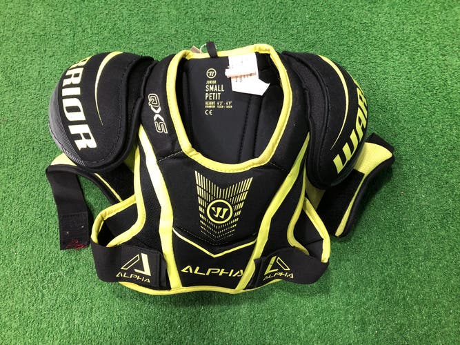 Small Junior Warrior Alpha QX5 Shoulder Pads (Used)