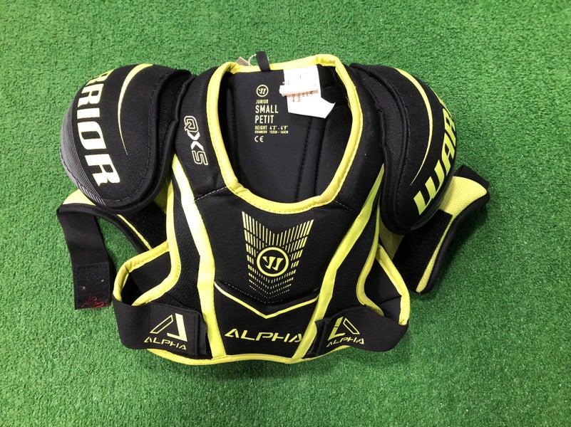 Small Junior Warrior Alpha QX5 Shoulder Pads (Used)