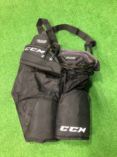 Black Junior Medium CCM Tacks 5092 Hockey Pants (Used)