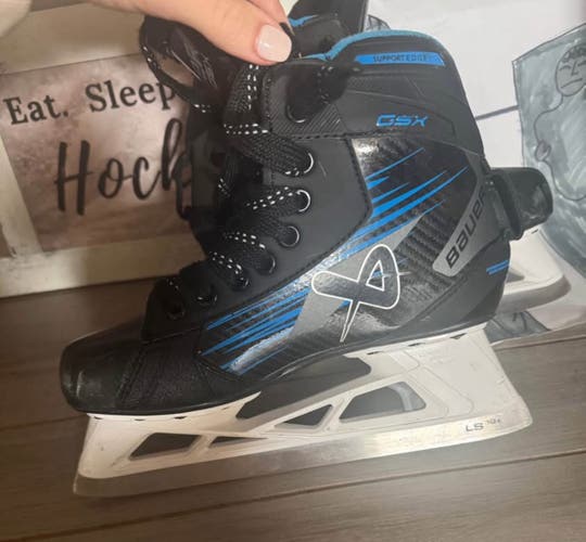 2024 Bauer GSX Hockey Goalie Skates Extra Wide Width Size 5 (Used)