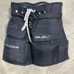 Black Intermediate XL Vaughn Ventus SLR4 Hockey Goalie Pants (Used)