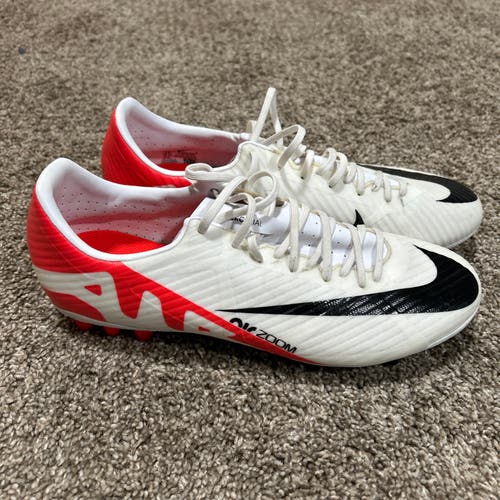 Nike Zoom Vapor 15 Academy AG Soccer Shoes White Men’s Size 9.5 / Women’s 11