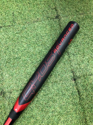 Black 2024 Easton Ghost Advanced Composite Bat (-10) Composite 23 oz 33" (Used)