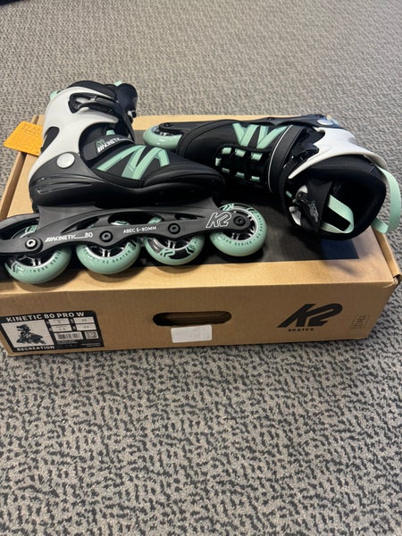 K2 Women’s Kinetic 80 Pro Inline Skates Size 6 (New)