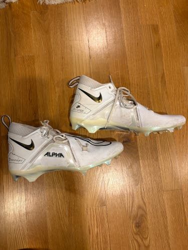 Men's Size M 12.0 (W 13.0) Nike Alpha Menace Pro 2 Low Top Molded Cleats (Used)