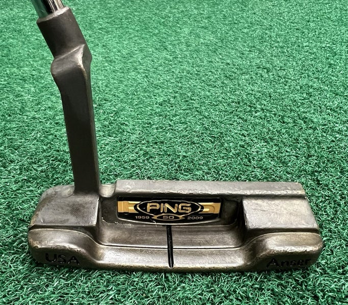 PING Anser 50th Anniversary Blade Putter Black Dot Steel Shaft MRH 34" Original!