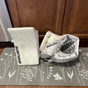 Bauer Mach Glove and Hyperlite blocker