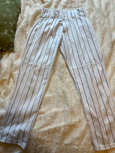 White Men's Medium Youth Alleson Game Pants (Used)