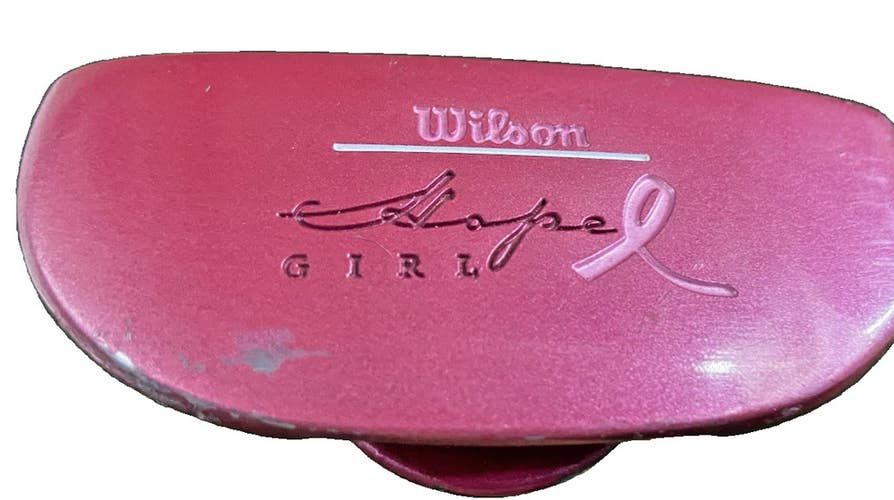 Wilson Hope Girl Pink Ribbon Putter RH Youth Flex Graphite 32" Nice Factory Grip