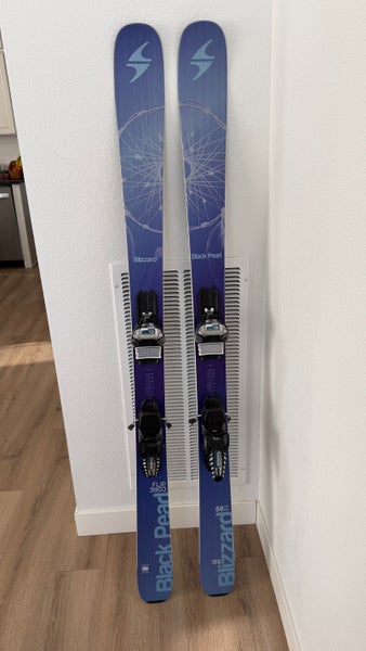 New Women's Blizzard Black Pearl 88 Skis - 159cm W/Marker Griffon Bindings