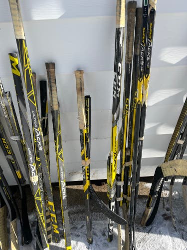 Broken Hockey Sticks