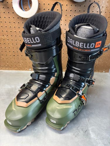 Dalbello Cabrio LV Free 120 Ski Boots – Moss Green/Black – 28/28.5 (99mm)