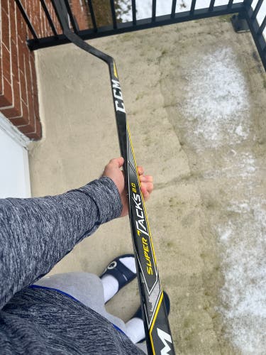Senior CCM Super Tacks 2.0 Left Hand Hockey Stick Toe Pattern 75 Flex (Used)