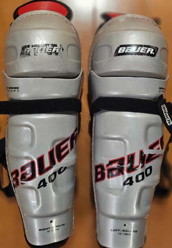 Senior Bauer 400 15" Shin Pads (Used)
