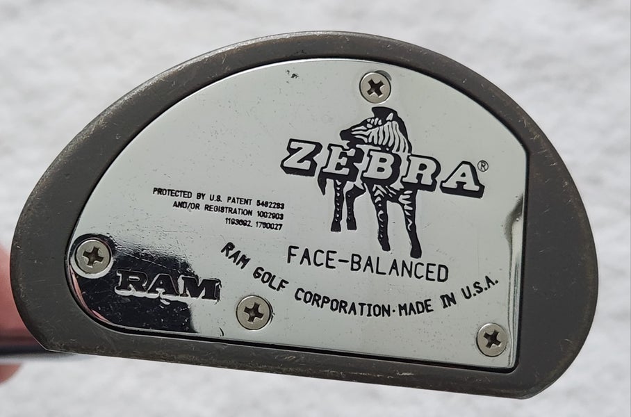RAM Golf Zebra Face Balanced Putter RH; Steel Shaft