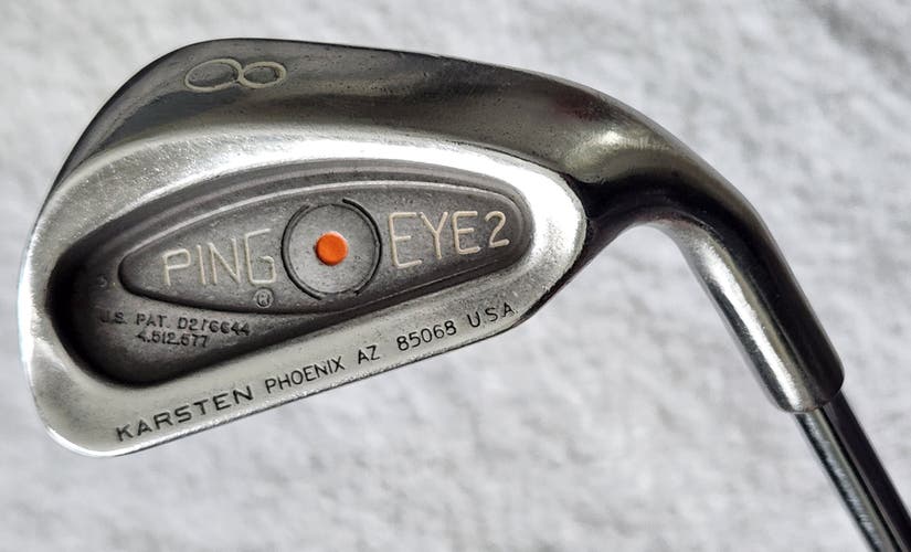 Men's Ping Eye 2 Orange Dot 8 Iron RH; Steel Shaft